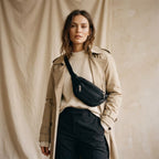Leather Bum Bag No. 22 - Black